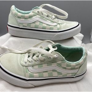 Vans youth Off the Wall Check Old Skool Sneakers Skateboarding Shoes 1 Y(H)